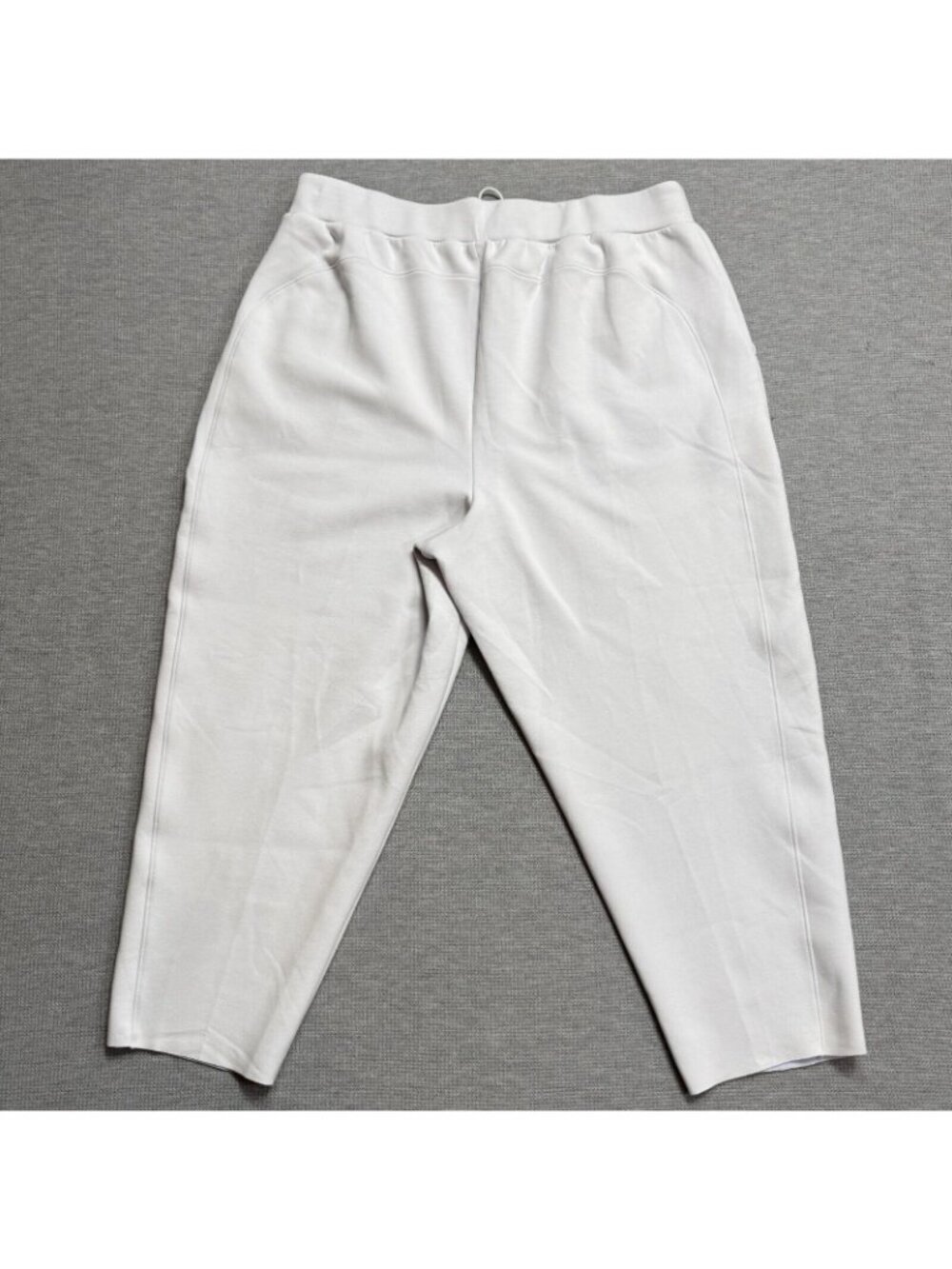 CALIA Soft Scuba Sweatpants Womens Size XXL Light Gray Nimbus Cloud Pocketed - Picture 2 of 13